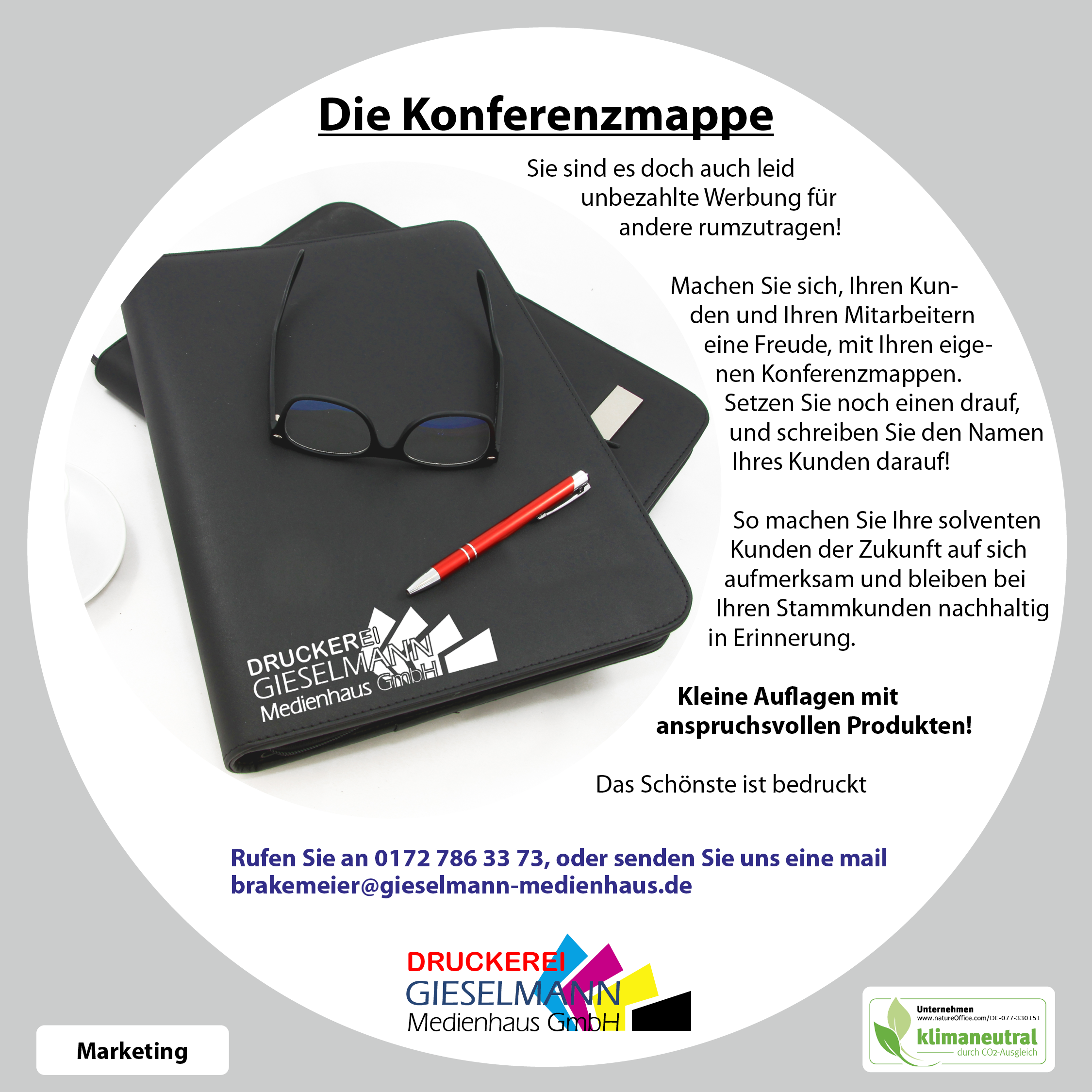 [Personalisieren Sie Ihre Konferenzmappe]